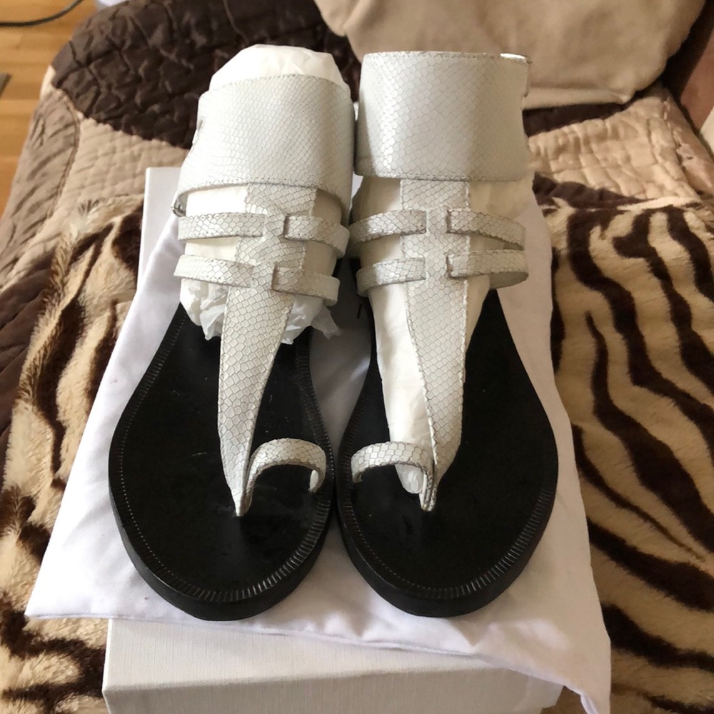 Iro gladiators sandals , white , brand new in the box , size 38